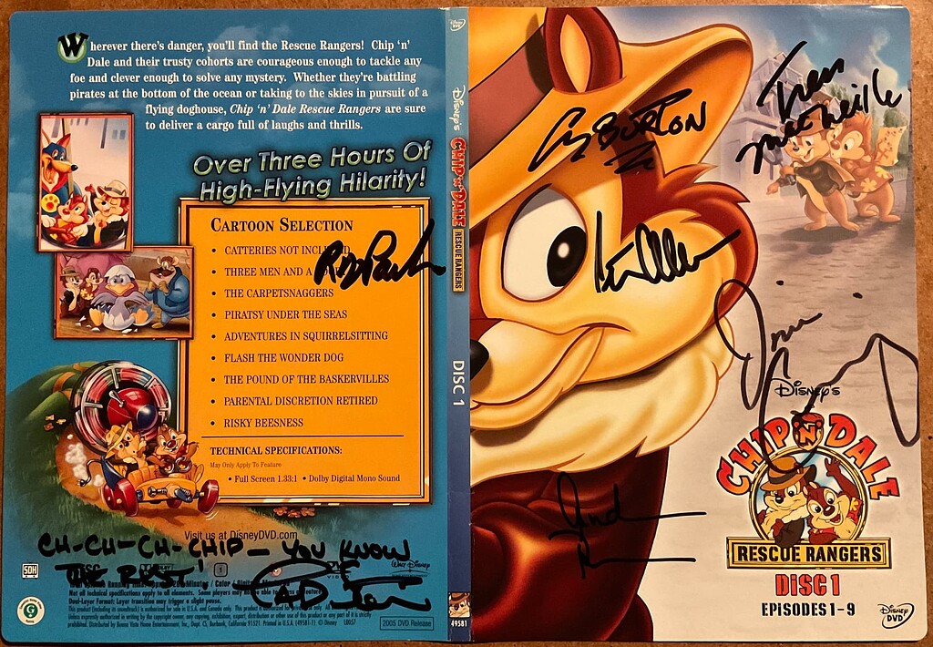 The circle is now complete… General Chit Chat Chip 'n' Dale Online(01)