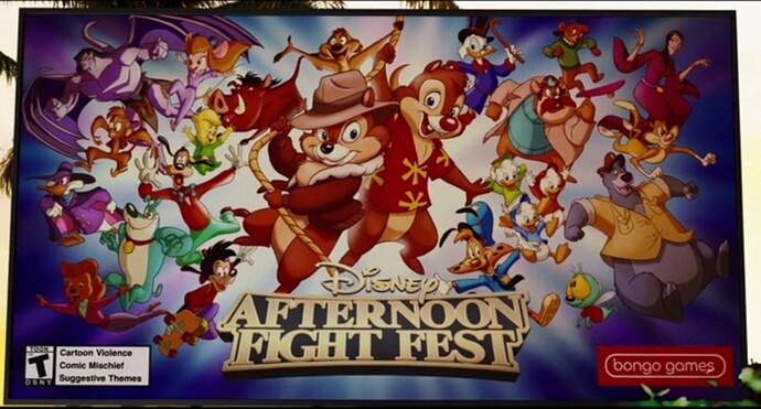 disney afternoon fight fest